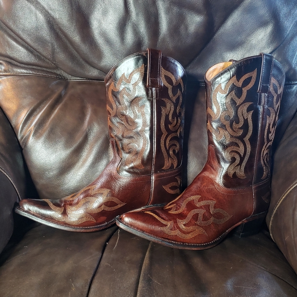 Old West Womens Cowboy Boots 6.5-7M
